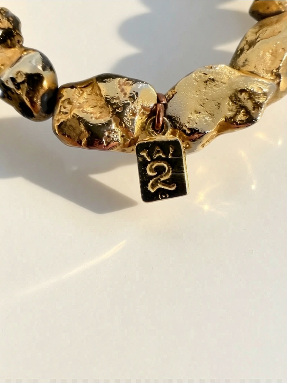 GOLD MILOS MINI NUGGET BRACELET